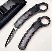Microtech Karambit Tam Otomatik Bıçak Karbon Fiber Çakı 24 Cm - 1