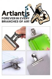 Yaylı Askılı Maşa Klips 38 mm 12 Adet Metal Beyaz Kıskaç 140 Yaprak Kapasiteli Pürüzsüz Mandal Kıskac - 6