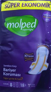 Molped Süpernight Ped Uzun Süper Eko 18li - 1