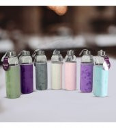 Peluş Kılıflı Cam Matara 750 Ml - 1