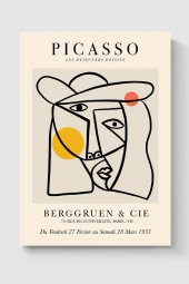 Pablo Picasso Tablo Sanatsal Ünlü Ressam Çerçevesiz Poster Yüksek Çözünürlük - 4