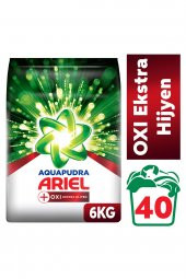 Ariel Oxi Aquapudra Ekstra Hijyen Toz Deterjan 6 KG - 1