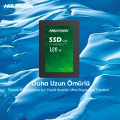 Hikvision 120Gb Ssd Disk Sata 3 Hs-Ssd-C100-120G 550Mb-420Mb Harddisk - 2