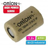 Orion 1.2V Ni-Cd 4/5SC 1500mAh Şarj Edilebilir Pil - HP - 2