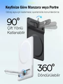 Baseus 0.4MM Ultra İnce İphone 12, 13, 14 Serisi için Magsafeli Telefon Tutucu, Ayarlanabilir Stand - 7