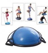 Libor Bosu Pilates Denge Topu Pilates Denge Aleti Balance Ball Yarım AY 60 CM thumbnail 4