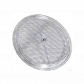 Doğalgaz Havalandırma Yuvarlak Mutfak Cam Menfezi Şeffaf 18 cm - 3