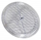 Doğalgaz Havalandırma Yuvarlak Mutfak Cam Menfezi Şeffaf 18 cm - 4