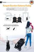 Lorelli Fiorano Yan Yana Kabin İkiz Bebek Arabası - 9