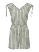 ONLY Bayan Keten Şort Tulum 15293512 thumbnail 3