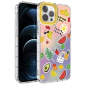 Apple iPhone 14 Pro Kılıf Kamera Korumalı Renkli Desenli Sert Silikon Zore Korn Kılıf thumbnail 3