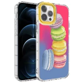 Apple iPhone 14 Pro Kılıf Kamera Korumalı Renkli Desenli Sert Silikon Zore Korn Kılıf thumbnail 9