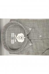 SÜVARİ KISA KOL BOL KESİM PAMUKLU TEK CEPLİ ÖZEL KALIP KLASİK GÖMLEK SİYAH - 4