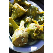 Saplı Enginar Konserve - Saplı Enginar Kalbi (Meze, Izgara, Salata için Yemeğe Hazır) - 650 Gr. - 3