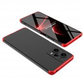 Xiaomi Redmi Note 12 Pro 5G Kılıf 360 Tam Koruma Ön Ve Arka Sert Mika Kapak Orjinal Ays Gkk Kapak - 3