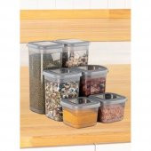 Egemen Plastik Classy 12 Parça Kare Dik Saklama Kabı Seti D-413 - 4