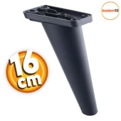Regnum Lüks Mobilya Kanepe Sehpa Tv Ünitesi Koltuk Ayağı 16 Cm Siyah Baza Ayakları thumbnail 1