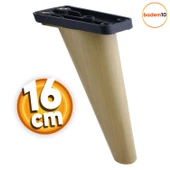Regnum Lüks Mobilya Kanepe Sehpa Tv Ünitesi Koltuk Ayağı 16 Cm Kahverengi Baza Ayakları thumbnail 1