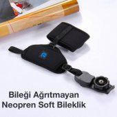 Polham Fotoğraf Makinası Taşıma El Kemeri, Neopren Bilek Destekli Ayarlanabilir Sabitleme Kemeri - 3