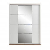 Erezoğulları Mobilya Efsane Sürgülü Aynalı Elbise Dolabı Gardırop 165x60x214 - 2