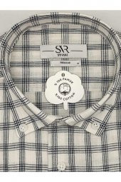 SÜVARİ 100 PAMUK KISA KOL REGULAR TEK CEPLİ GÖMLEK thumbnail 2