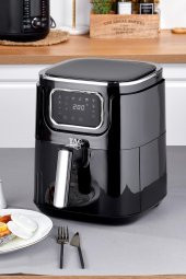 Taç Dijital Kitty Air Fryer TAC-7858 5.5 lt Yağsız Fritöz - 1