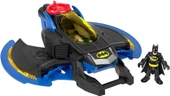 Imaginext DC Super Friends Batwing ve Batman, Oyuncak Uçak ve Batman Figürü GKJ22 - 2