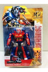Transformers Optimus Prime Dönüşen Oyuncak Robot Araba - 1