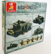 Sluban LAND 2 FORCES Hummer Jip 175 KüçükParça B0297 Yapı Oyuncağı Beş yaş ve Üzeri - 1