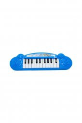 Melodili Poşetli Mini Piyanom-mavi - 1