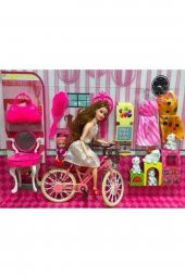 Barbie Bisikletli Aksesuarlı Alisa Bebek Gls-383 - 1