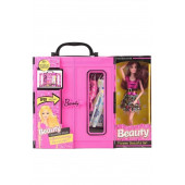 Barbie Gardırop, Giysili, Ayakkabılı, Çantalı Elbise Dolabı - 2