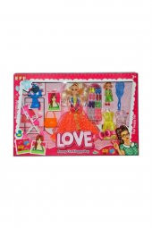 Pusetli Aksesuarlı Love Bebek / - 1
