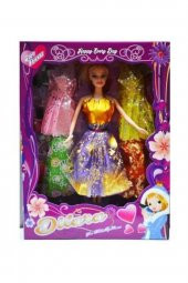 Yedek Kıyafetli Oyuncak Model Bebek Dilara 30 cm - 1