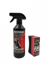İNTERWAX LASTİK PARLATICI 500 ML & LASTİK SÜNGERİ - 1