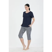 Pjs 24231 Kadın Kapri Pijama Takım - 2