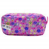 Muggle Bunny Pembe 2 Gözlü Kalemlik Çantası (MU-7709) - 5