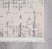 My Evilla Modern Dekoratif Star Seri Krem Gri Dokuma Halı STAR4107C thumbnail 4