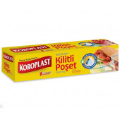 Koroplast Kilitli Buzdolabı Poşeti Küçük Boy 19x25 cm 12li x 2 Adet - 2