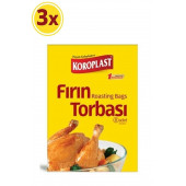 Koroplast Fırın Torbası 8 Li x 3 Adet - 1