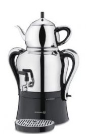 Korkmaz A842 Çaykolik-2 Semaver İnox/Krom - 1
