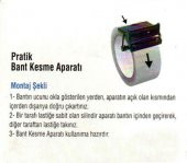 Aletçantam Pratik Bant kes Koli Bandı Kesme Aparatı - 3