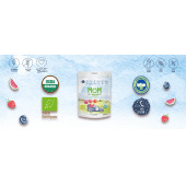 Mom 2'li Organik Lolipop Şeker  (Çilek, Karpuz, Yaban Mersini ve C Vitamini) 20 Adet - 2