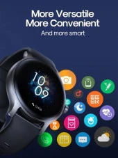 Joyroom JR-FC1 Klasik Serisi Akıllı Saat Koyu gri - 7
