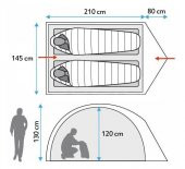 Evolite Turtle 2 Kişilik 4 Mevsim Kamp Çadırı - 2