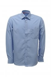 Erkek Kolay Ütülenebilir Pamuklu Klasik Geniş Kesim Gömlek - 10