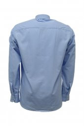 Erkek Kolay Ütülenebilir Pamuklu Klasik Geniş Kesim Gömlek - 11