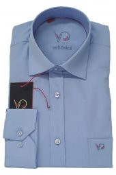 Erkek Kolay Ütülenebilir Pamuklu Klasik Geniş Kesim Gömlek - 12