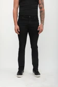 Erkek Regular Fit Jean Pantolon Siyah - 8