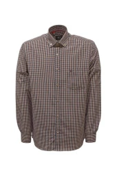 Erkek Kolay Ütülenebilir 100 Pamuk Nefes Alabilen Klasik Geniş Kesim Gömlek - 6